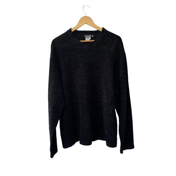 Gianfranco Ferre Other - Gianfranco Ferre Jeans 2XL Embroidered Emblem Velour Sweater GF Ferre